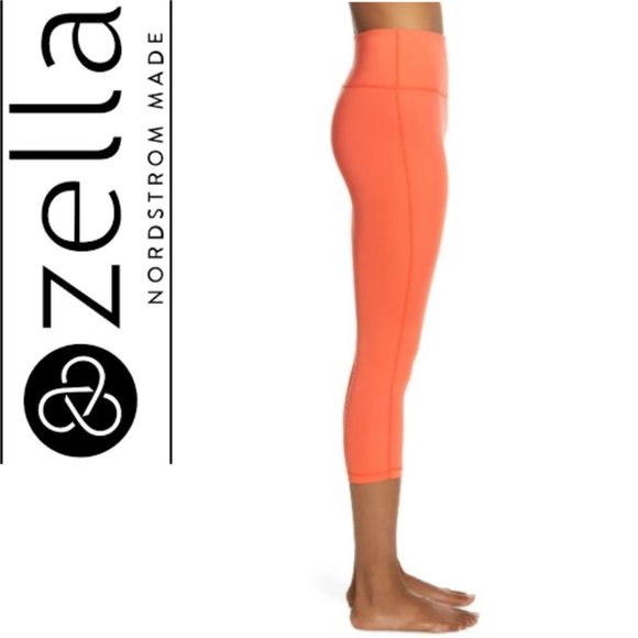 🆕️ NEW Zella Studio Lite Crop Leggings in Red Firelight, Size Small and Large - Picture 4 of 9